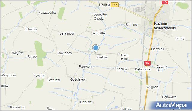 mapa Skałów, Skałów na mapie Targeo